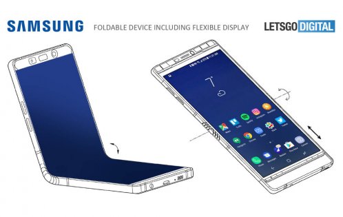 Samsung втайне показала складной смартфон на CES 2018