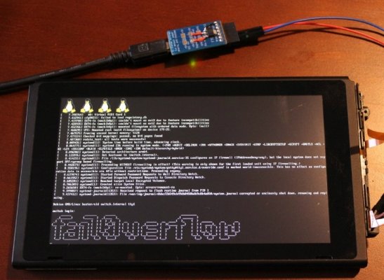 Хакеры fail0verflow запустили Linux на Nintendo Switch