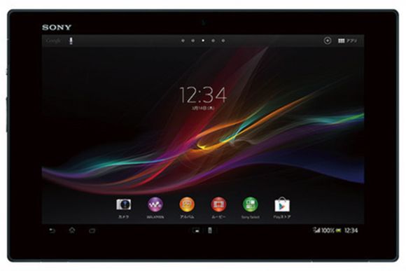 Sony представила 10.1-дюймовый планшет Xperia Tablet Z