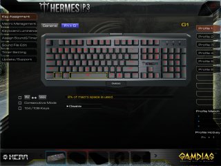 Обзор игровой клавиатуры Gamdias Hermes P3 — Программное обеспечение. 1