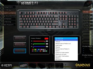 Обзор игровой клавиатуры Gamdias Hermes P3 — Программное обеспечение. 5