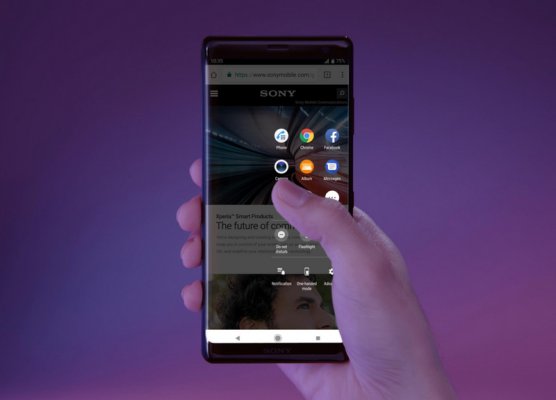 Sony Xperia XZ3 работает на Android 9 Pie из коробки