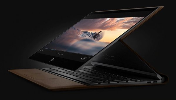 HP представила ноутбук с кожаным корпусом
