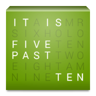 Holo Text Clock 2.1