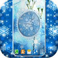 Winter Snow Clock Wallpaper 6.10.7