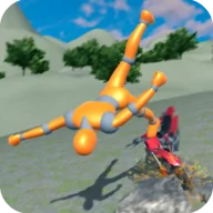 Motorcycle Ragdoll Fall 1.8.46