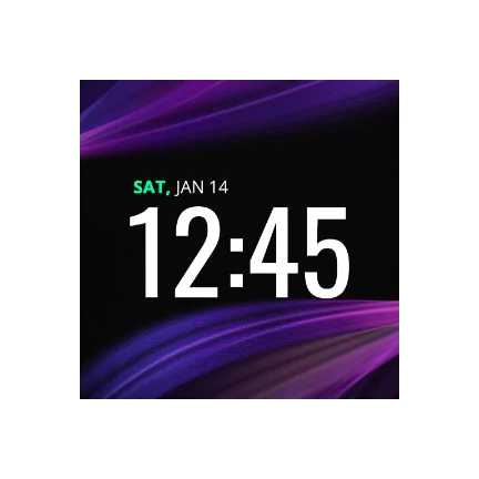 Виджет цифровых часов Digital Clock Widget 5.6.9