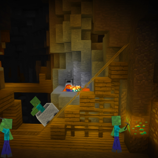 ZombieMine Minecraft Wallpaper 1.08