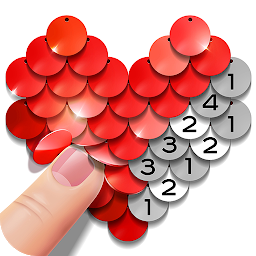 Пайетки Раскраски по Номерам 3.3