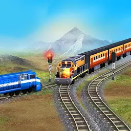Train Racing Games 3D 2 Player 9.5