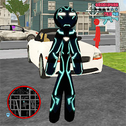 Neon Iron Stickman 807.0