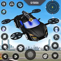 Flying Car Robot Shooting Game 9.9.20