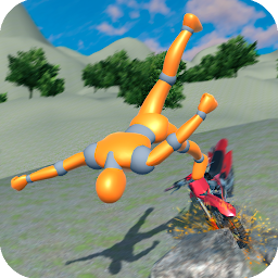 Motorcycle Ragdoll Fall 1.8.44
