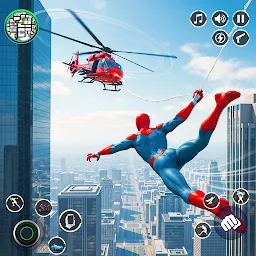 Spider Rope Hero Rescue Game 1.4