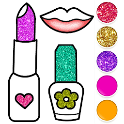 Glitter Beauty Coloring Pages 39