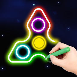 Finger Spinner: Glow Art Draw 1.1.4