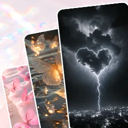 Aesthetic Pink Black Wallpaper 1.3.3