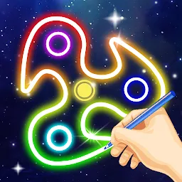 Glow Spinner: Finger Draw Art 1.1.1