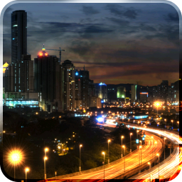 City at Night Live Wallpaper 1.2