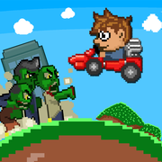 Angry Zombie Go Kart Road Race Free - Jumpy 8 Bit Pixel Edition by Top Crazy Games