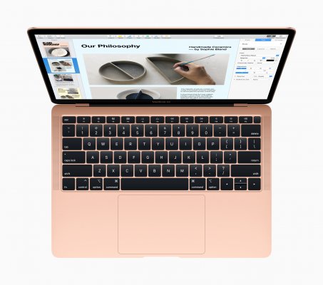 Apple представила новый MacBook Air с Retina-экраном