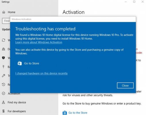 У некоторых пользователей Windows 10 Pro слетела активация