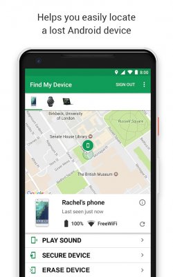 Искать смартфон в приложении Find My Device стало проще