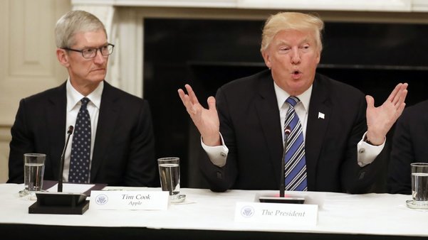 Дональд Трамп не исключает подорожания техники Apple на 10%