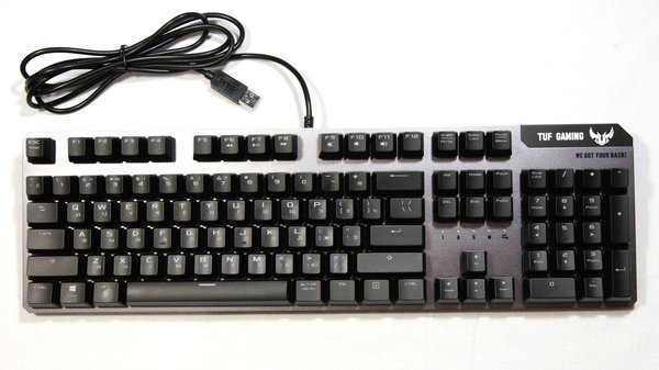 Тест игровой клавиатуры ASUS TUF Gaming K7: механика с огоньком