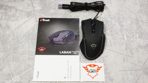Обзор игровой мышки Trust LABAN GXT 188 RGB — Технические характеристики:. 6
