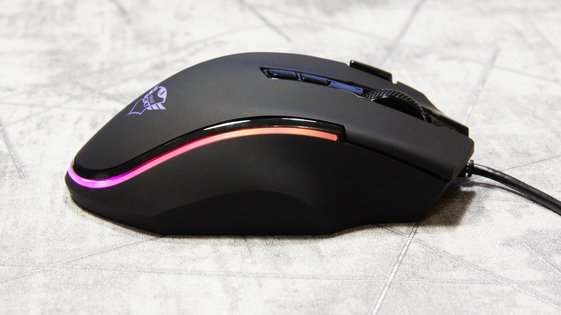 Обзор игровой мышки Trust LABAN GXT 188 RGB — Внешний вид и эргономика. 6