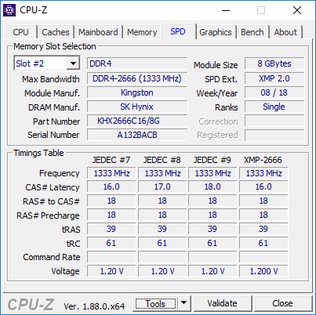 Набор памяти Kingston Fury DDR4 объемом 16 Гбайт — Внешний вид. 5
