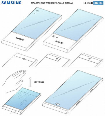 Samsung запатентувала незвичайний смартфон з трьома екранами