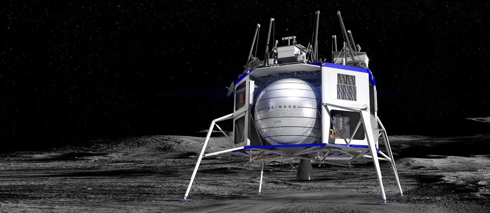 Blue Origin показала лунный модуль и анонсировала полёт на Луну в 2024 году