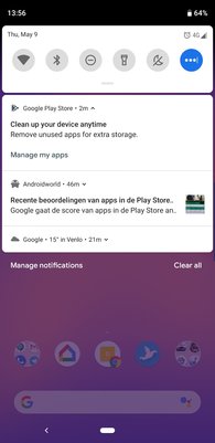 Google Play напоминает о неиспользуемых приложениях