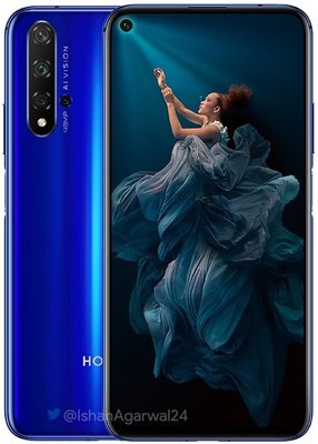 Официальные рендеры Honor 20 намекают на IPS-дисплей