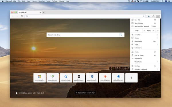 Microsoft Edge на Chromium официально доступен для macOS