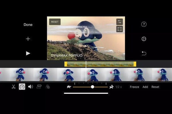 В iMovie для iOS появился хромакей