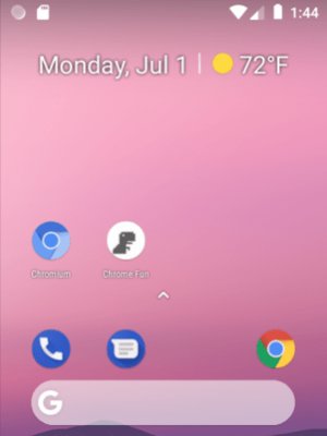 Как выглядит Chrome для Android на кнопочном телефоне