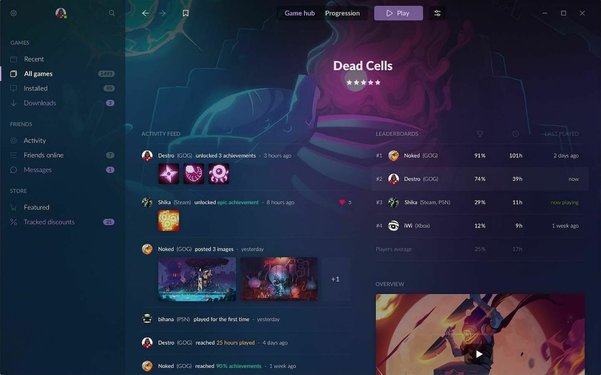 Обновление GOG Galaxy 2.0 устраняет баги и позволяет прятать игры в библиотеке