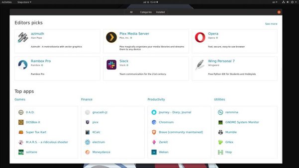 Canonical планирует заменить Ubuntu Software магазином Snap Store