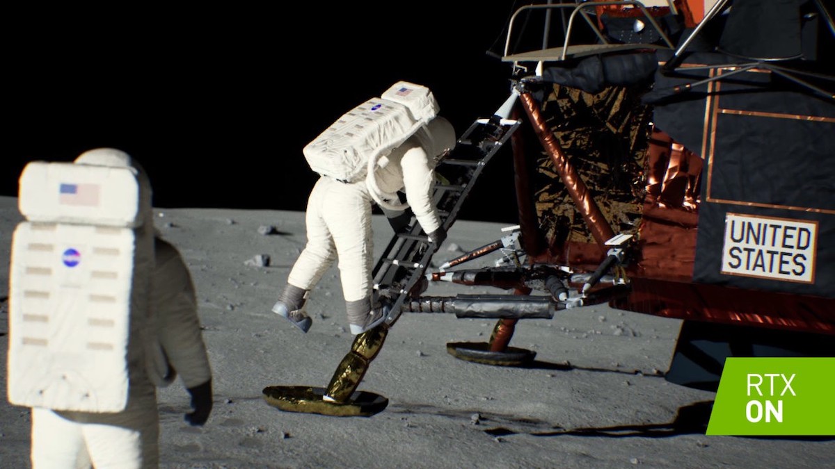 NVIDIA обновила демо высадки человека на Луну