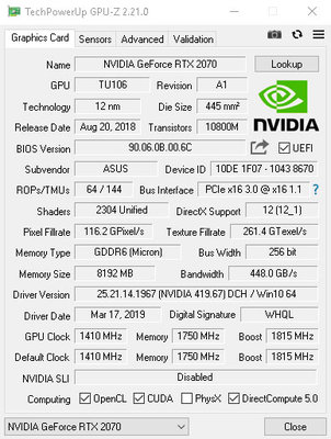 Тихие 4K: ASUS RTX 2070 STRIX