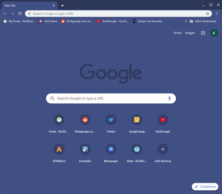 В Google Chrome появится встроенный редактор тем