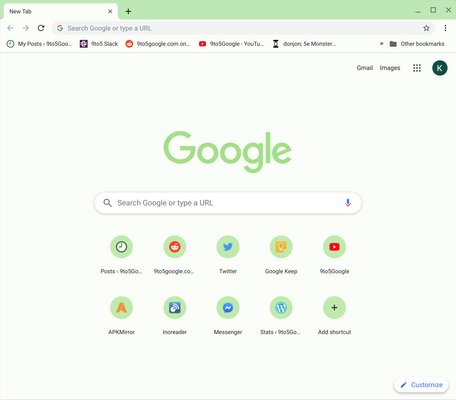 В Google Chrome появится встроенный редактор тем