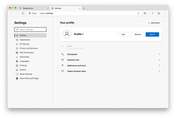 В сеть слили бету Microsoft Edge для macOS