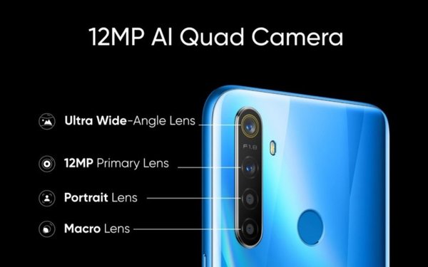 Realme представила первые бюджетные смартфоны с 5 камерами
