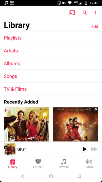 Apple Music для Android получит поддержку Chromecast и не только