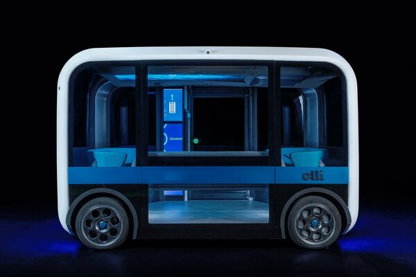 Olli 2.0 — напечатанный на 3D-принтере беспилотный электробус с ИИ IBM Watson