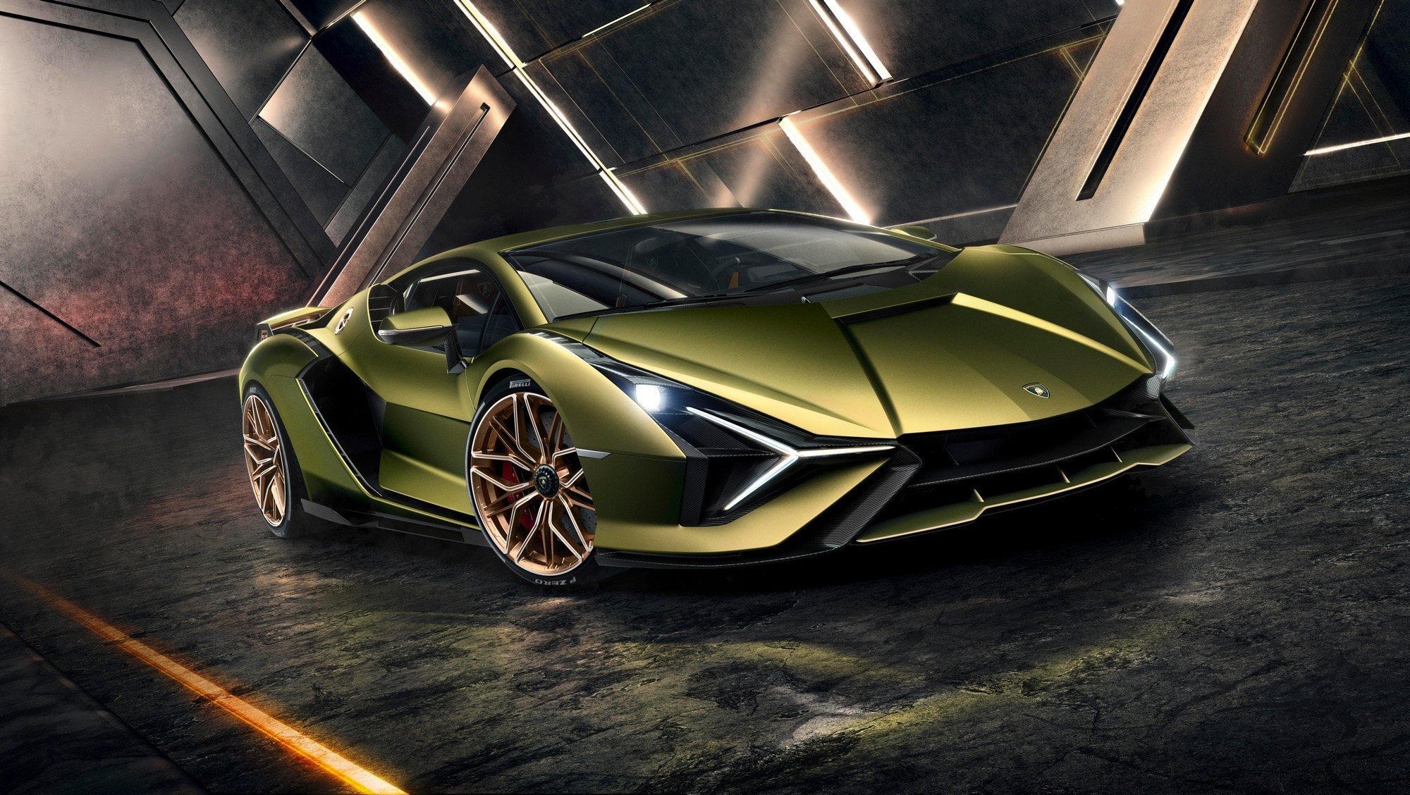 Lamborghini sian рисунок